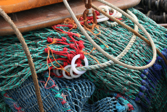 Poole fishing nets